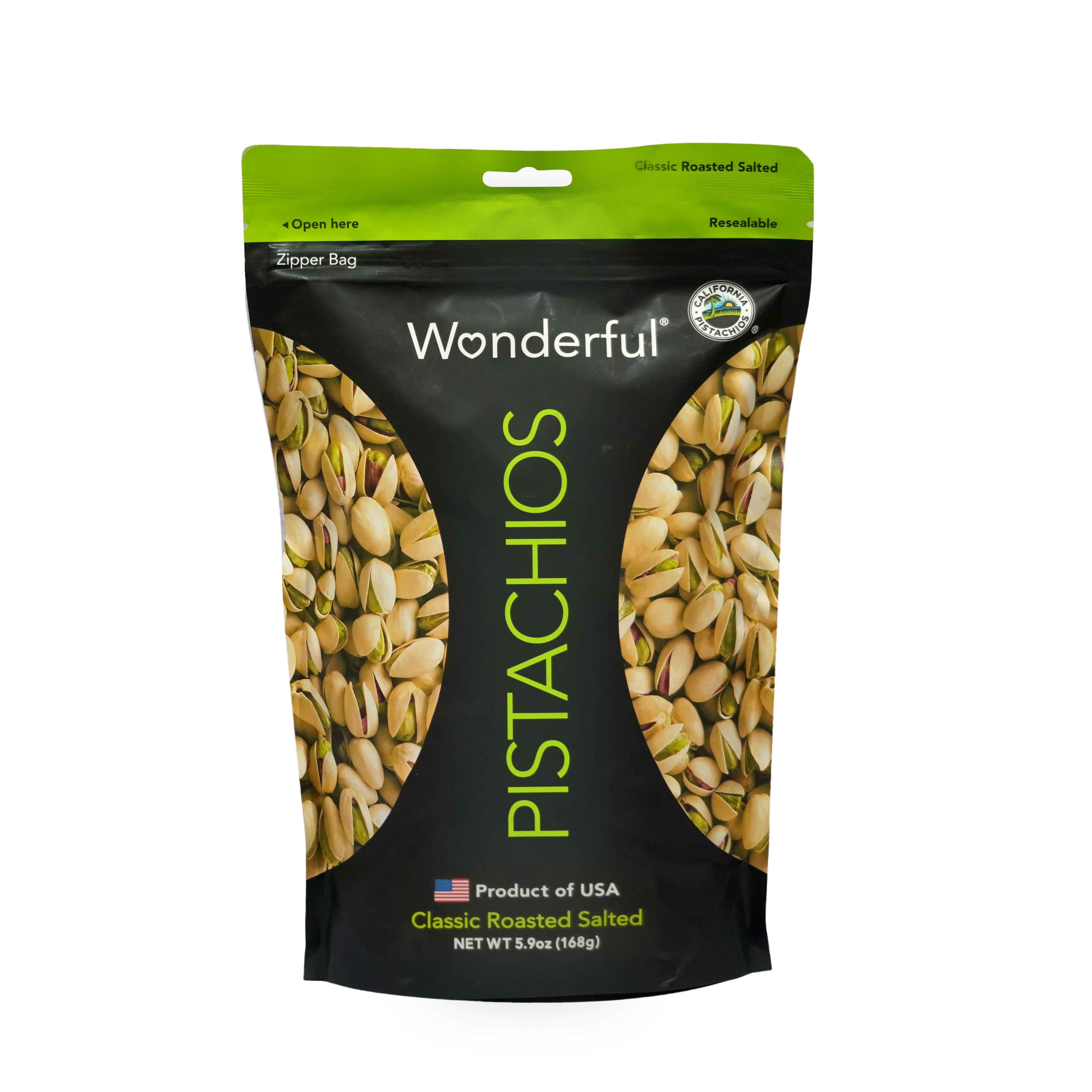 Wonderful Roasted Salted Pistachios (168g)